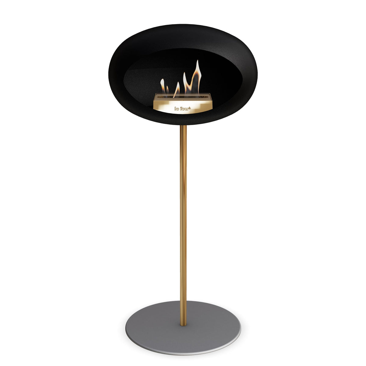 Le Feu Steel High Dome &lt;br&gt;Black