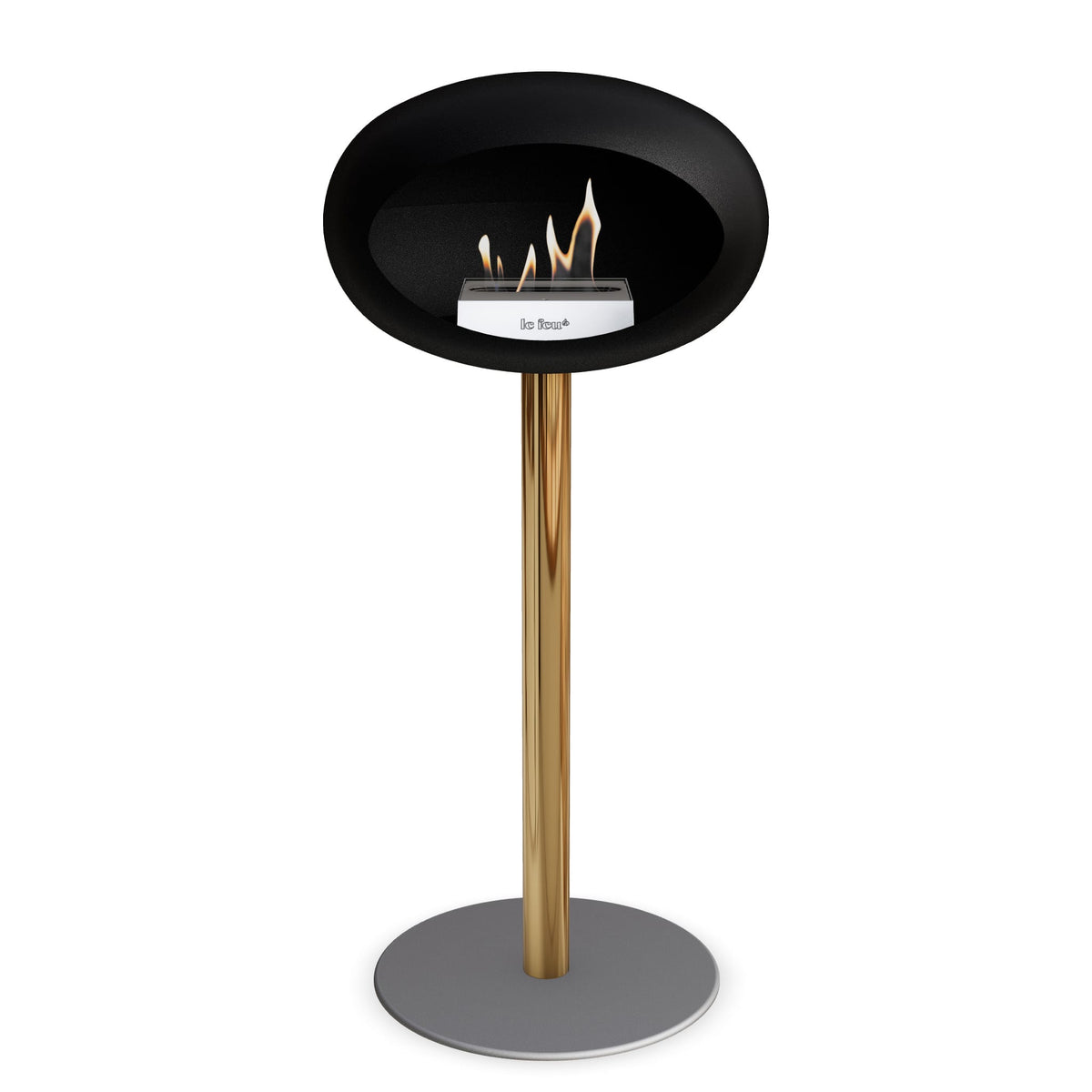 Le Feu Steel High Dome &lt;br&gt;Black