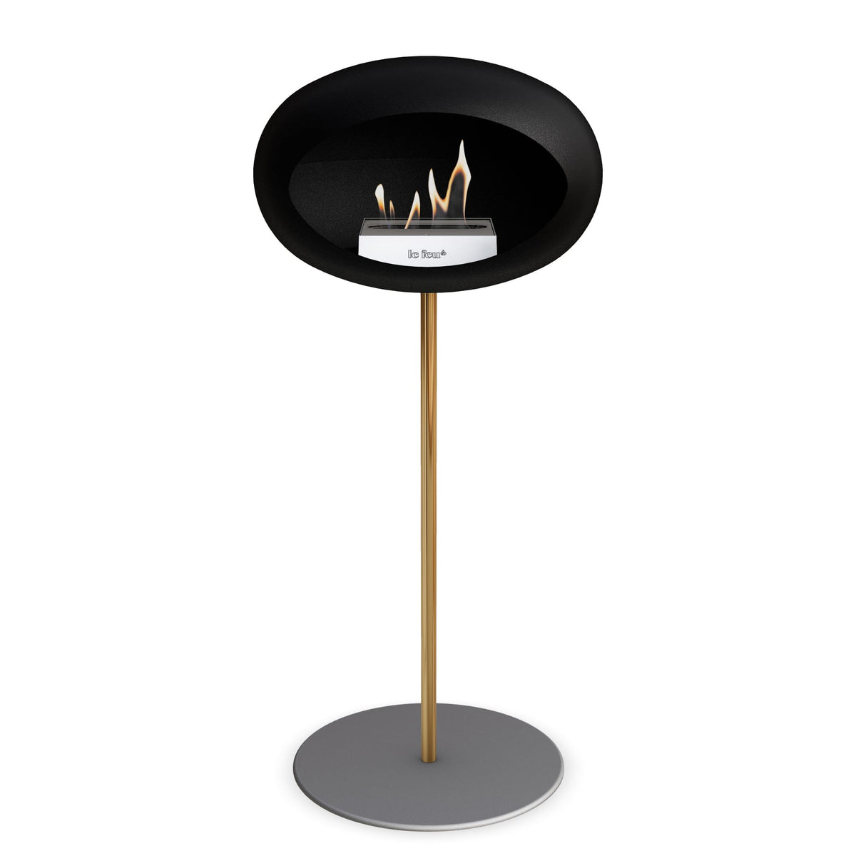Le Feu Steel High Dome &lt;br&gt;Black