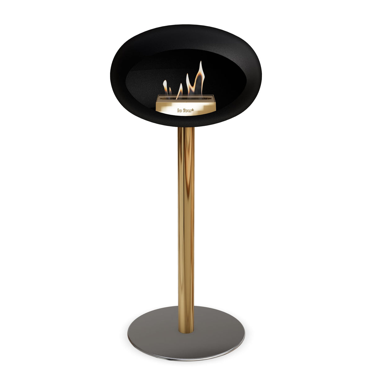 Le Feu Steel High Dome &lt;br&gt;Black