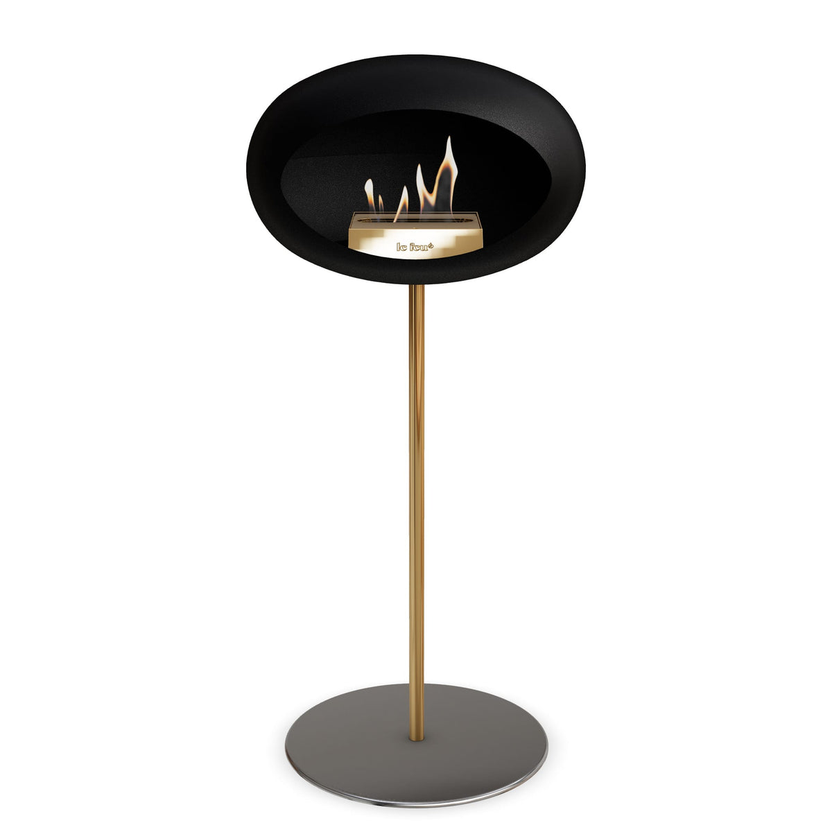 Le Feu Steel High Dome &lt;br&gt;Black