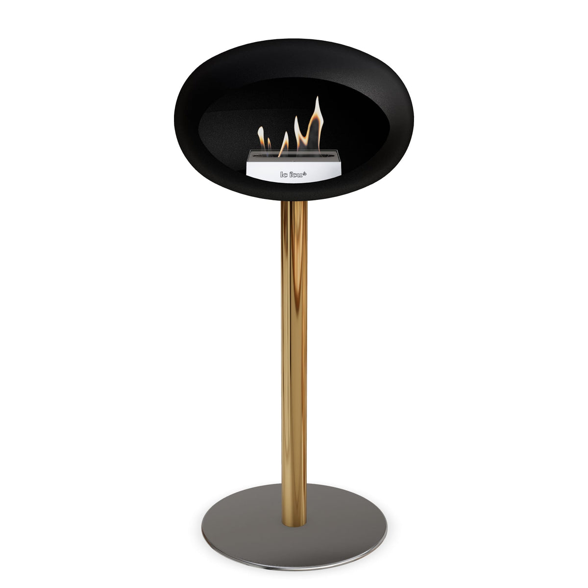 Le Feu Steel High Dome &lt;br&gt;Black