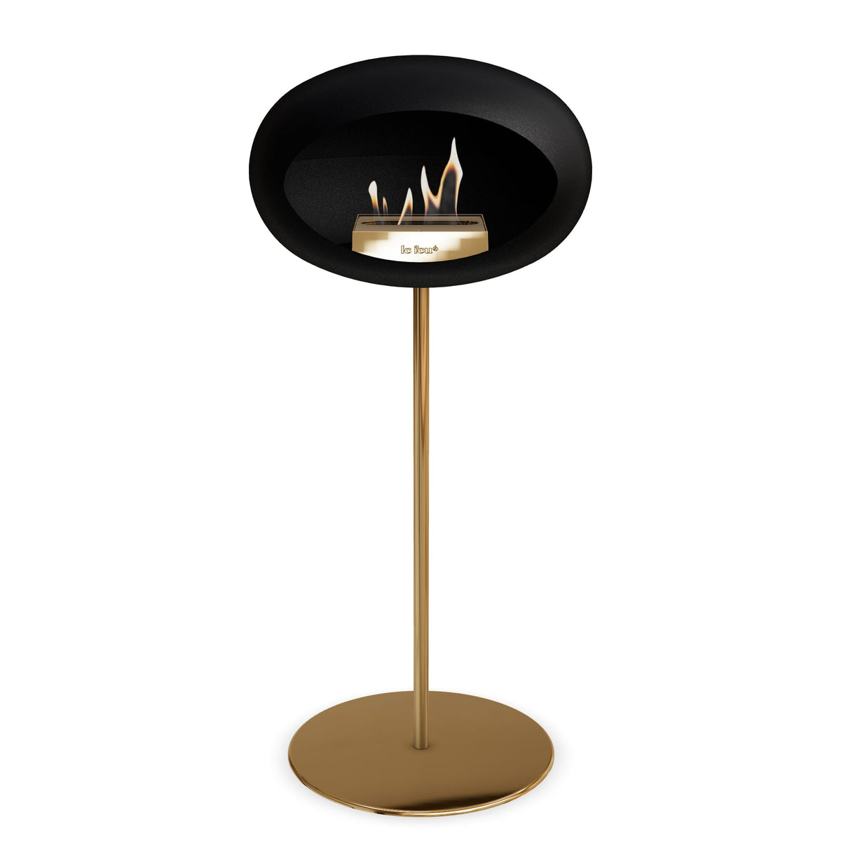 Le Feu Steel High Dome &lt;br&gt;Black