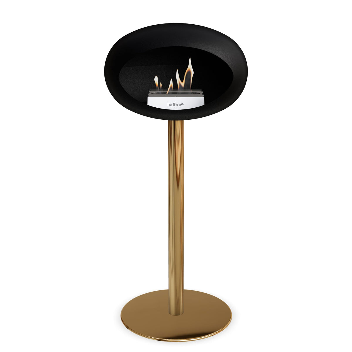 Le Feu Steel High Dome &lt;br&gt;Black