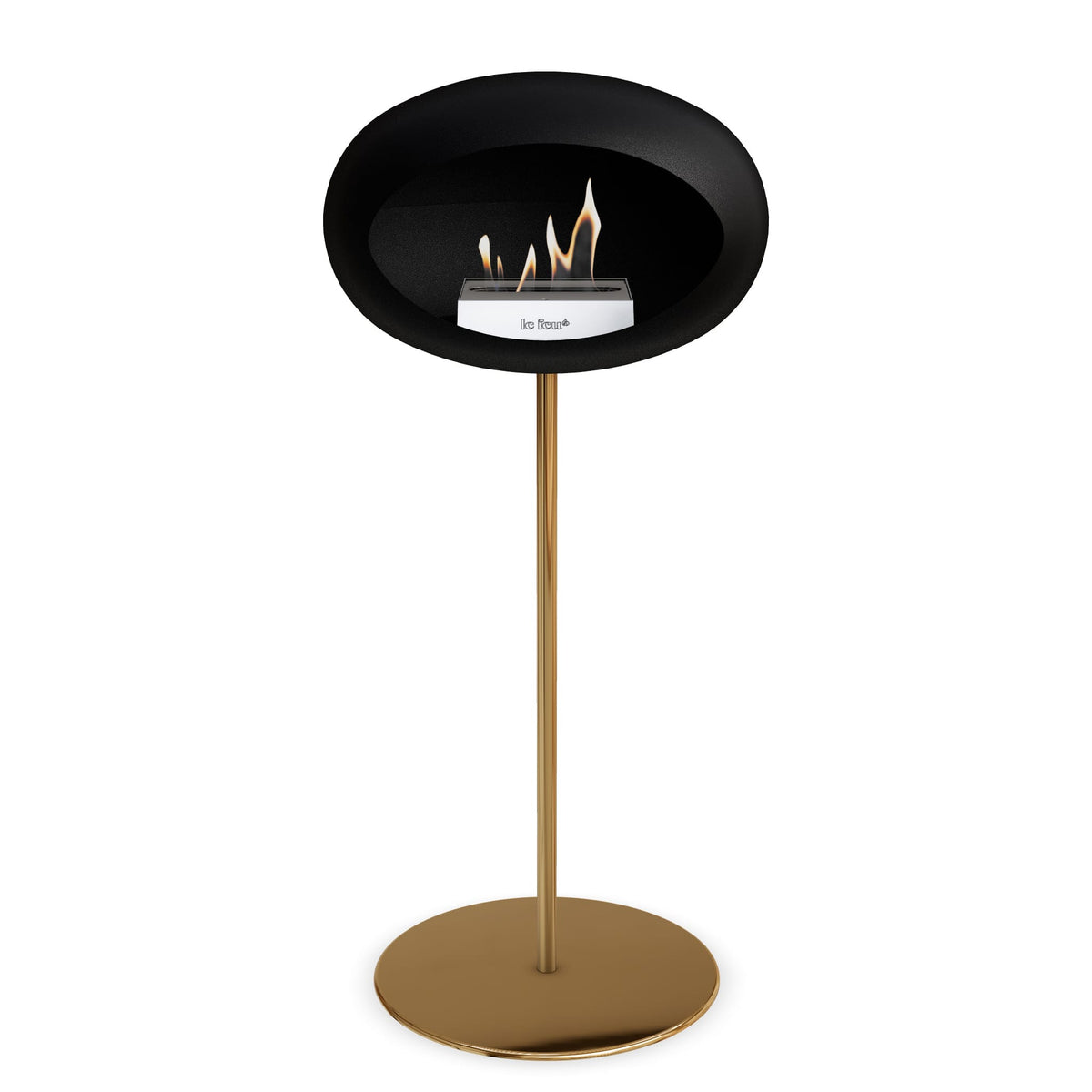 Le Feu Steel High Dome &lt;br&gt;Black