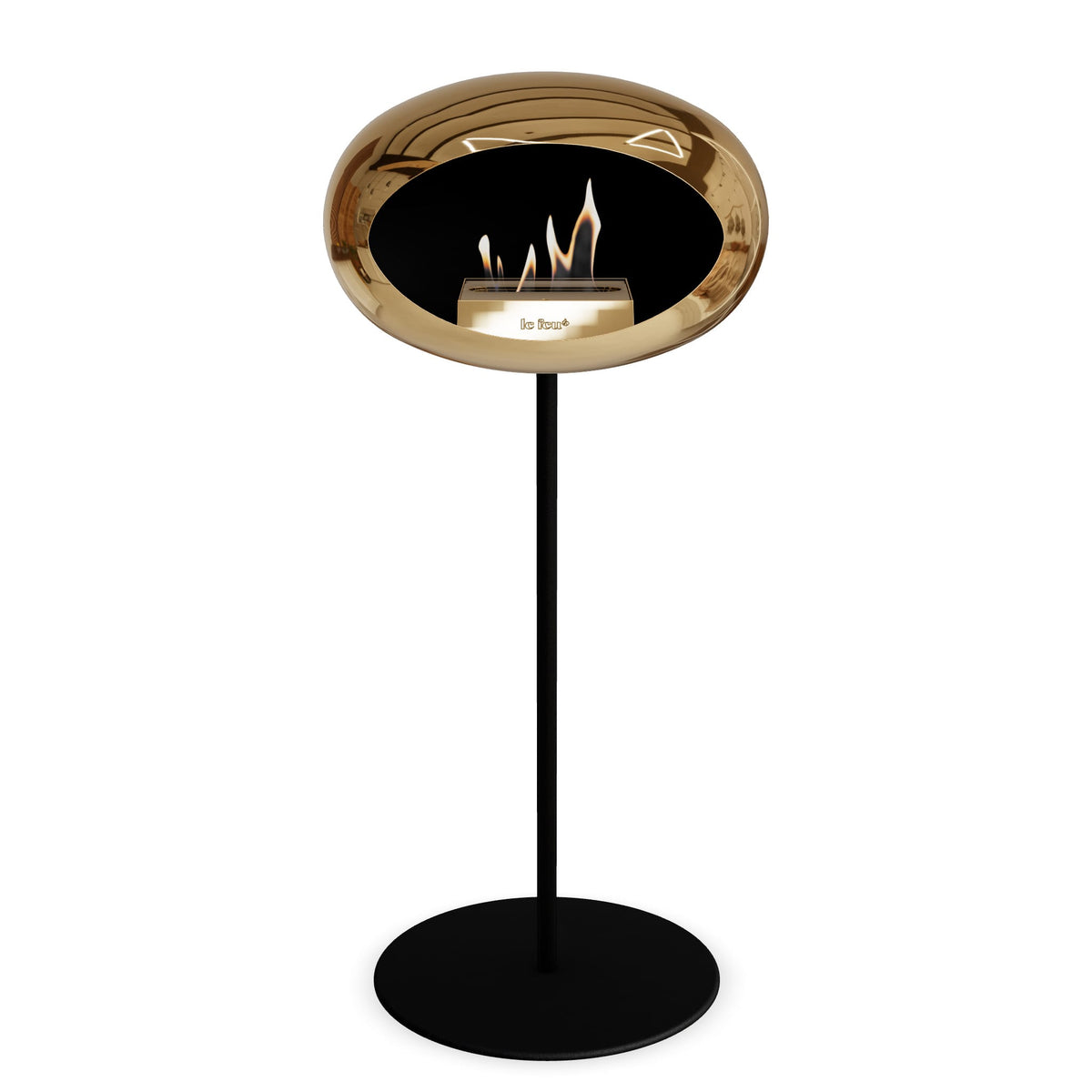 Le Feu Steel High Dome &lt;br&gt;Chromed Rose Gold