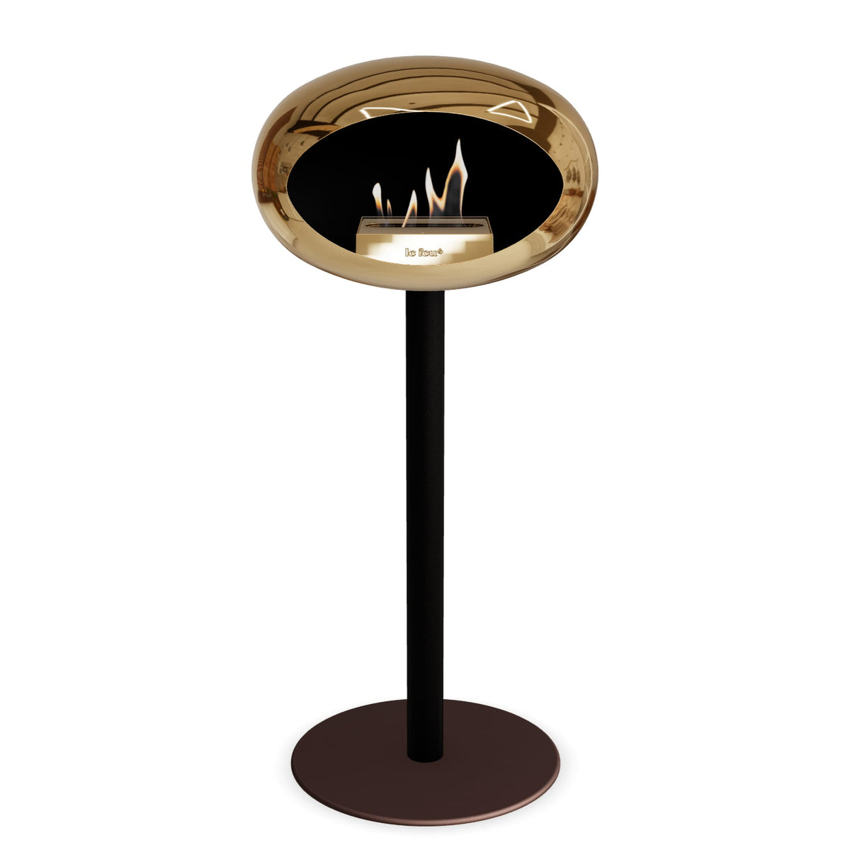 Le Feu Steel High Dome &lt;br&gt;Chromed Rose Gold