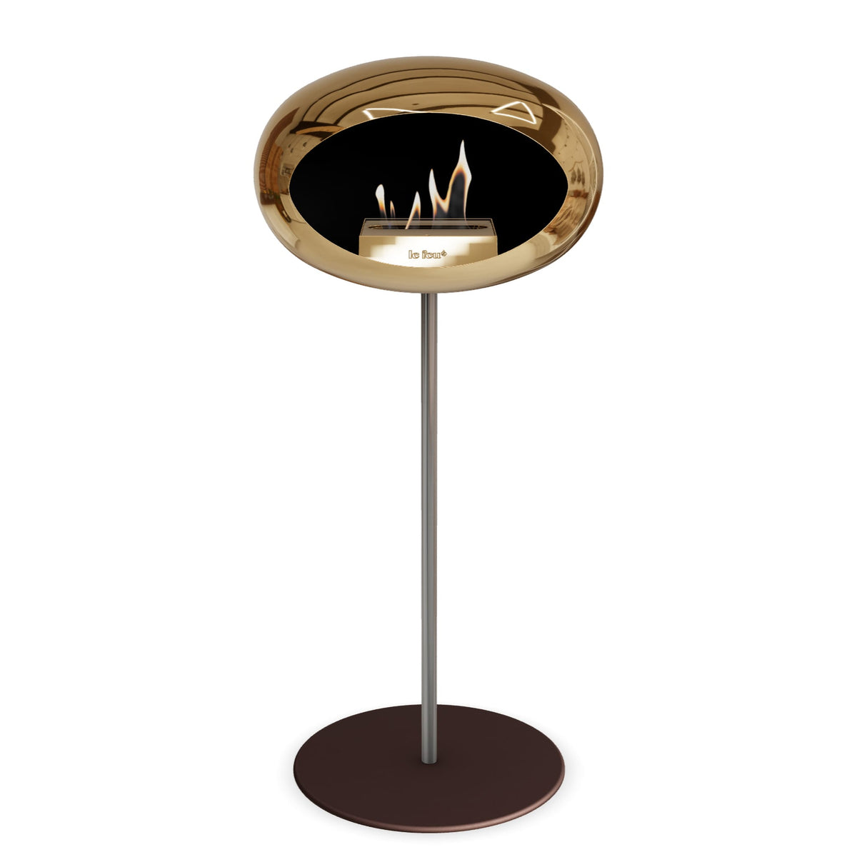 Le Feu Steel High Dome &lt;br&gt;Chromed Rose Gold
