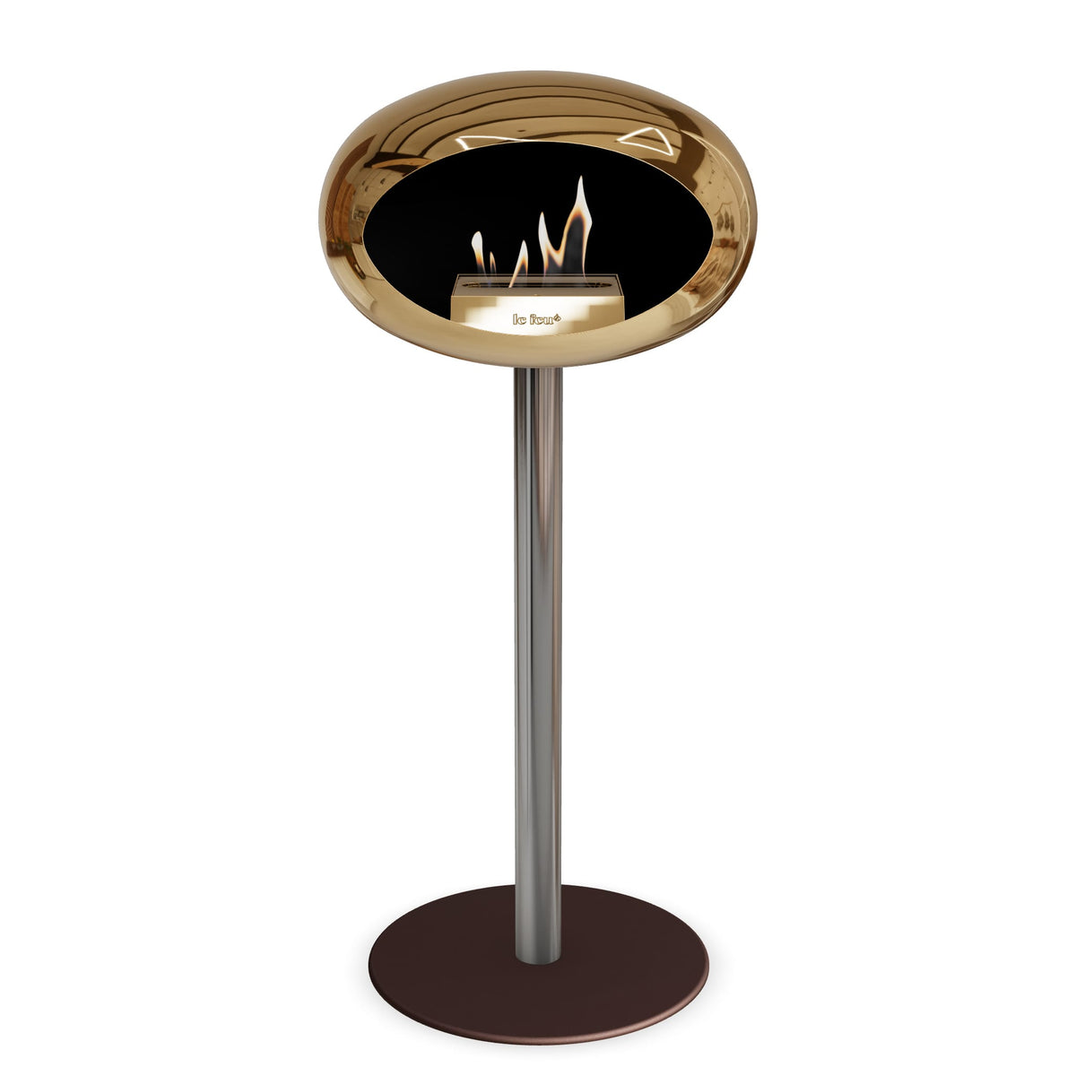 Le Feu Steel High Dome &lt;br&gt;Chromed Rose Gold