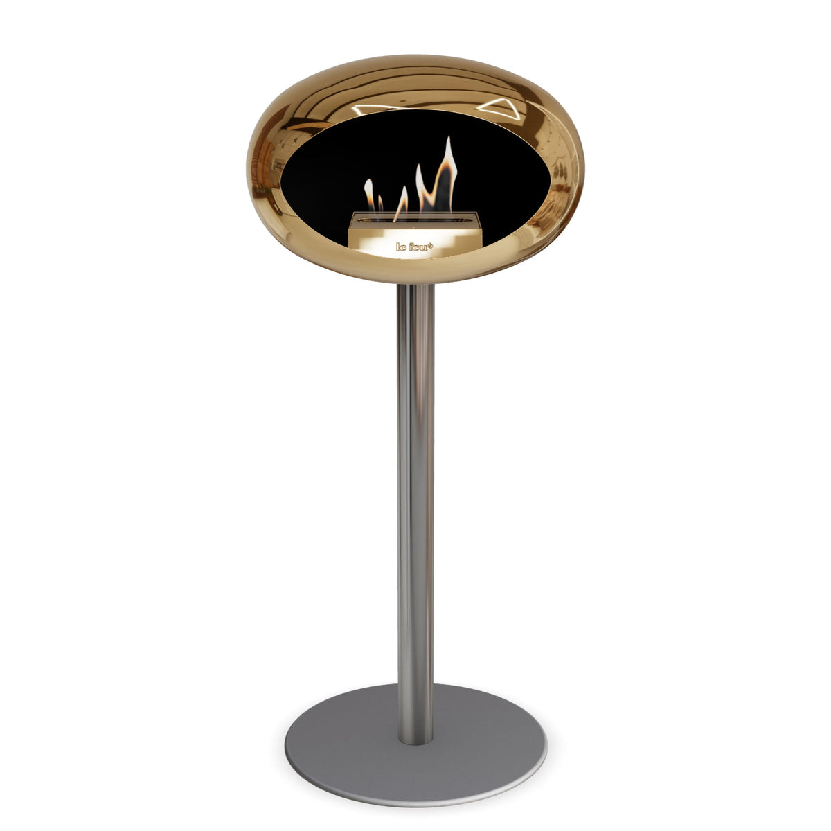 Le Feu Steel High Dome &lt;br&gt;Chromed Rose Gold
