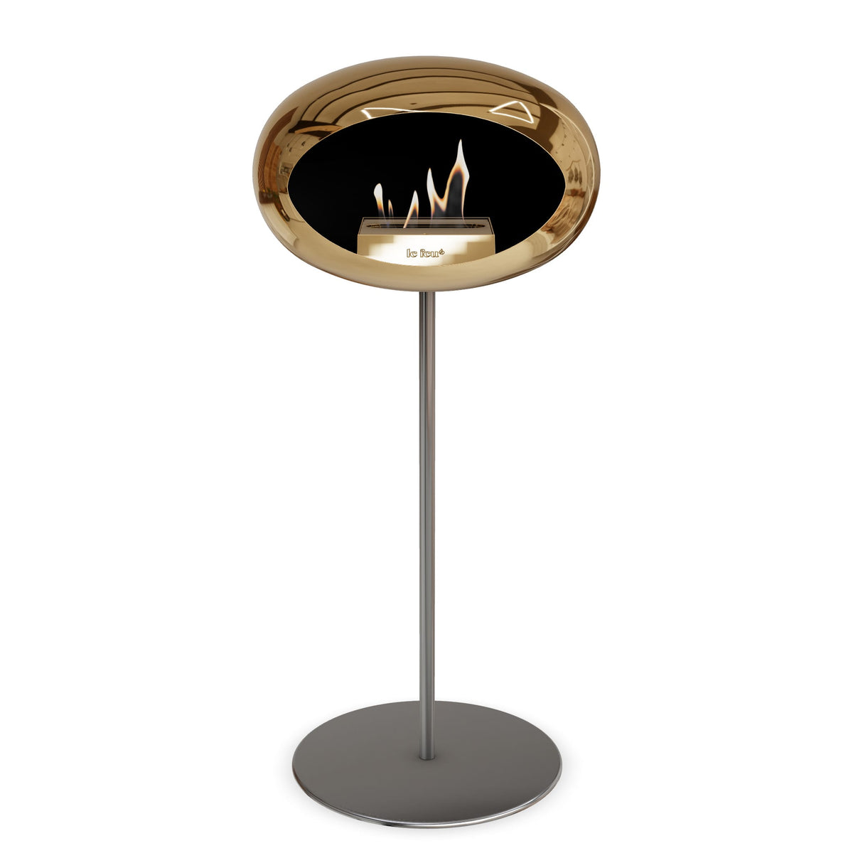 Le Feu Steel High Dome &lt;br&gt;Chromed Rose Gold