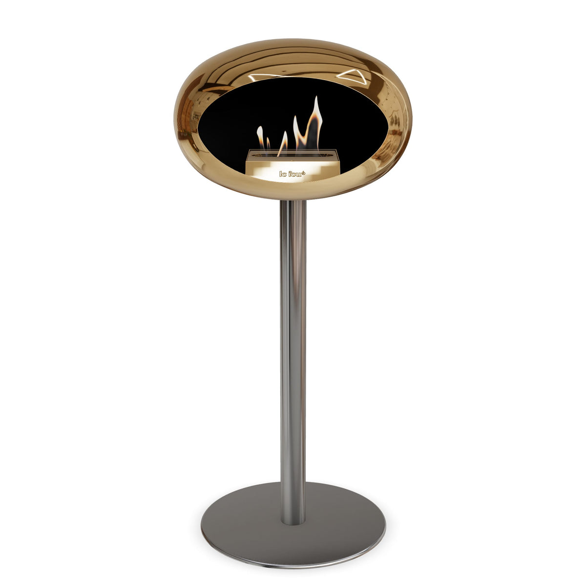 Le Feu Steel High Dome &lt;br&gt;Chromed Rose Gold