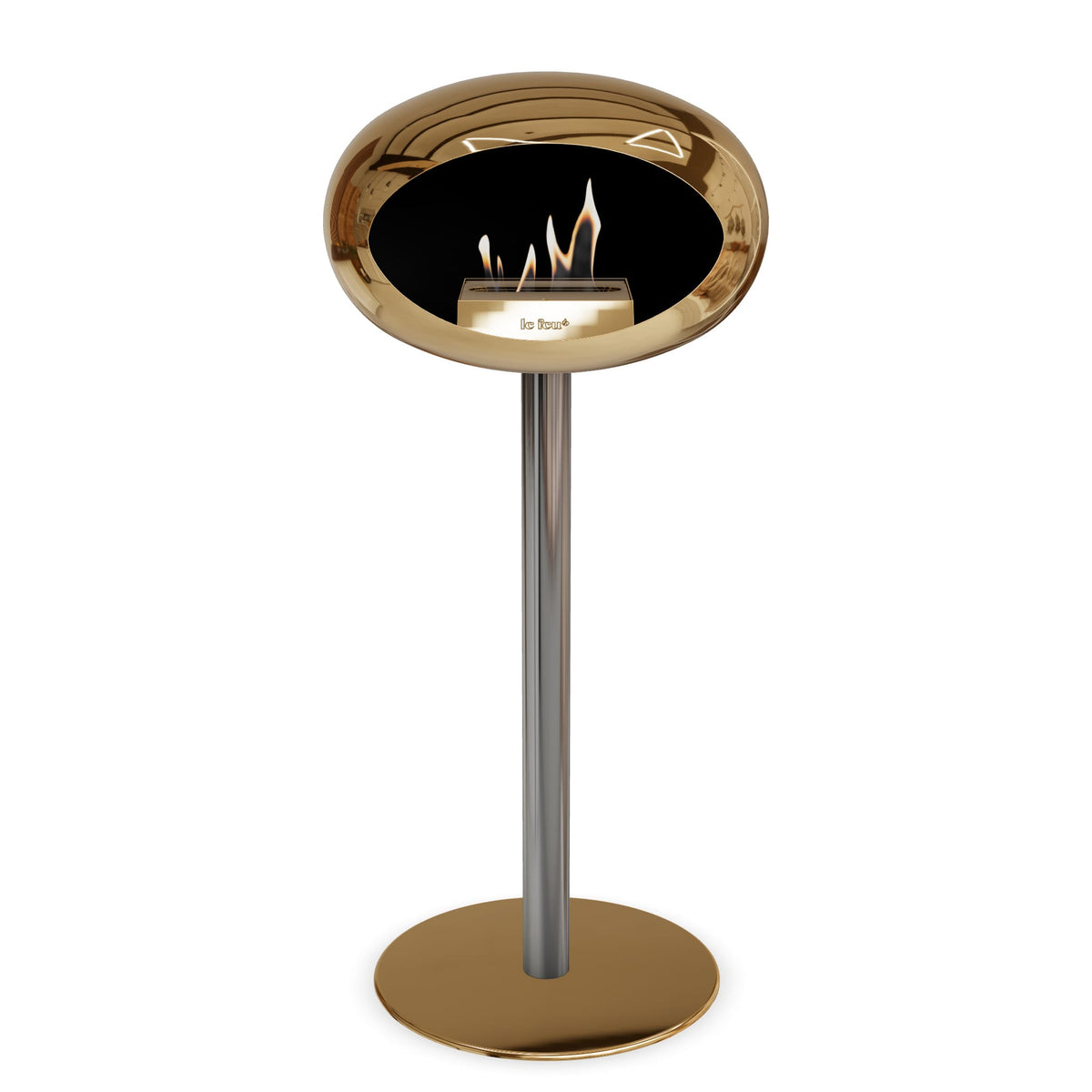 Le Feu Steel High Dome &lt;br&gt;Chromed Rose Gold