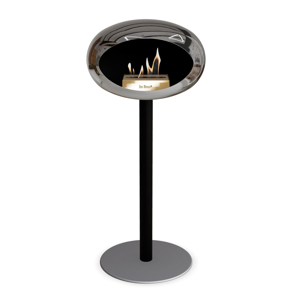 Le Feu Steel High Dome &lt;br&gt;Chromed Silver