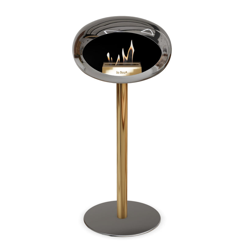 Le Feu Steel High Dome <br>Chromed Silver