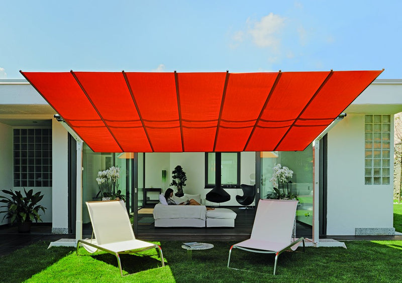 Flexy Dual-Post Umbrella - 8' Width - MY OUTDOOR ROOM