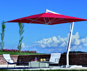 FIM Cantilever Umbrella on a patio