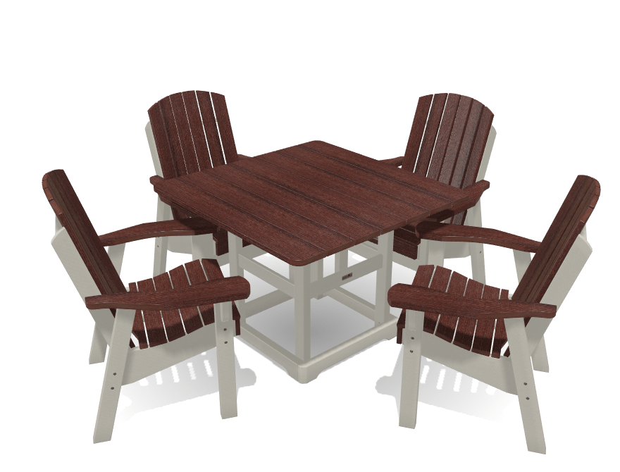 Deluxe Dining Patio Set with 4 Chairs - MY OUTDOOR ROOM