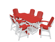 6' Bistro Table Set with 6 Chairs - MY OUTDOOR ROOM