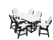 6' Bistro Table Set with 6 Chairs - MY OUTDOOR ROOM