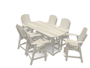 6' Bistro Table Set with 6 Chairs - MY OUTDOOR ROOM