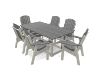 6' Dining Table Deluxe Set with 6 Chairs - MY OUTDOOR ROOM