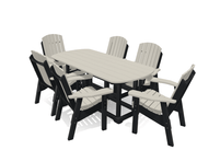 6' Dining Table Set with 6 Chairs - MY OUTDOOR ROOM