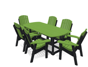 6' Dining Table Set with 6 Chairs - MY OUTDOOR ROOM