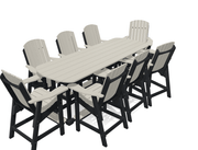 8' Bistro Set with 8 Chairs - MY OUTDOOR ROOM