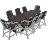 8' Bistro Set with 8 Chairs - MY OUTDOOR ROOM