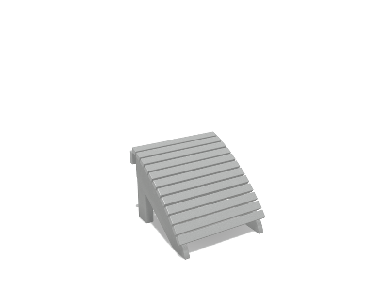 Adirondack Foot Rest - MY OUTDOOR ROOM