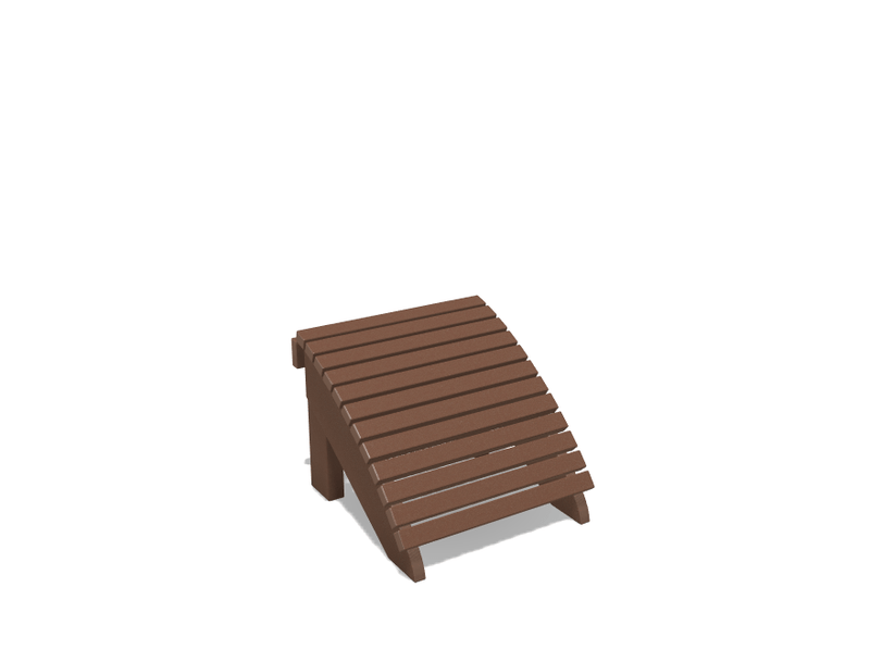 Adirondack Foot Rest - MY OUTDOOR ROOM