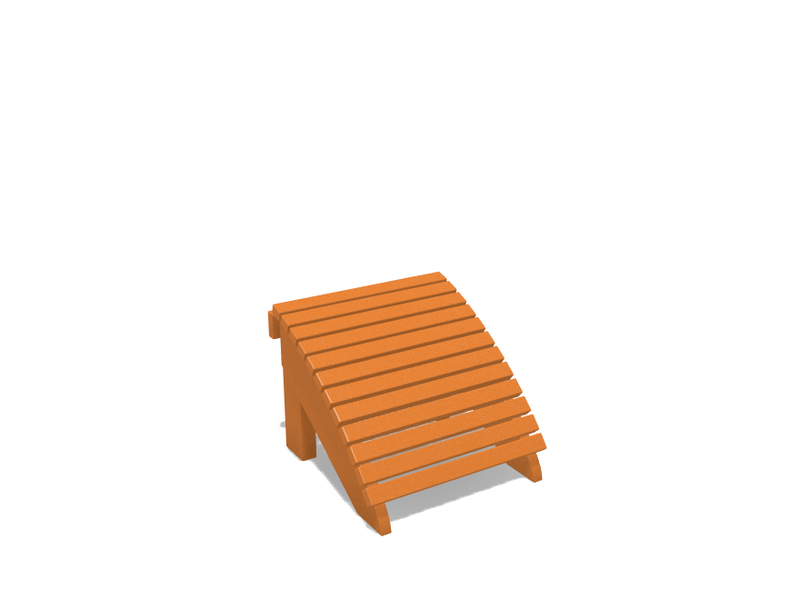 Adirondack Foot Rest - MY OUTDOOR ROOM