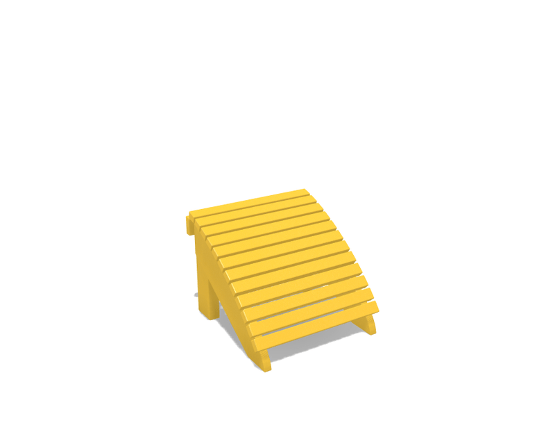 Adirondack Foot Rest - MY OUTDOOR ROOM