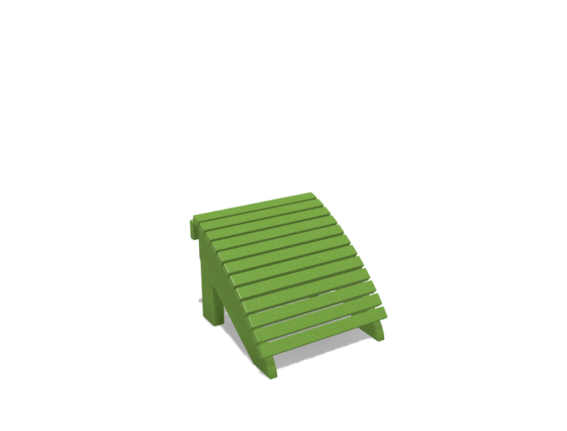 Adirondack Foot Rest - MY OUTDOOR ROOM