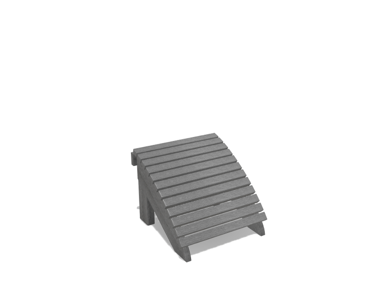 Adirondack Foot Rest - MY OUTDOOR ROOM