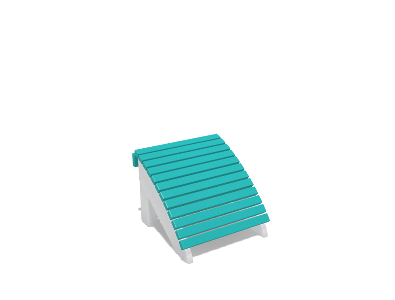 Adirondack Foot Rest - MY OUTDOOR ROOM