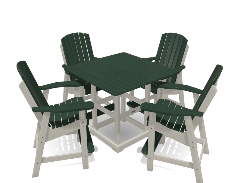 Bistro Deluxe Patio Set with 4 Chairs - MY OUTDOOR ROOM