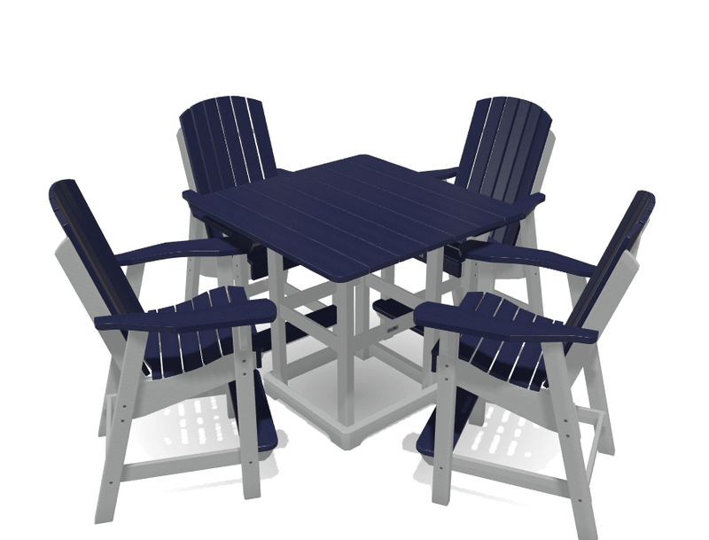 Bistro Deluxe Patio Set with 4 Chairs - MY OUTDOOR ROOM