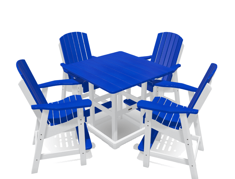 Bistro Deluxe Patio Set with 4 Chairs - MY OUTDOOR ROOM