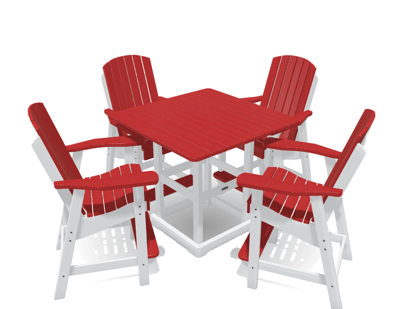 Bistro Deluxe Patio Set with 4 Chairs - MY OUTDOOR ROOM