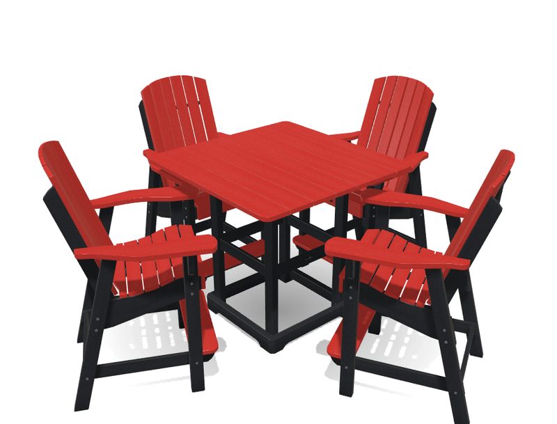 Bistro Deluxe Patio Set with 4 Chairs - MY OUTDOOR ROOM
