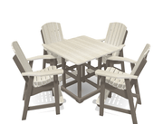 Bistro Deluxe Patio Set with 4 Chairs - MY OUTDOOR ROOM