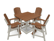Bistro Deluxe Patio Set with 4 Chairs - MY OUTDOOR ROOM