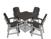 Bistro Deluxe Patio Set with 4 Chairs - MY OUTDOOR ROOM