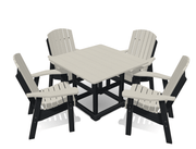 Deluxe Dining Patio Set with 4 Chairs - MY OUTDOOR ROOM