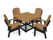 Deluxe Dining Patio Set with 4 Chairs - MY OUTDOOR ROOM