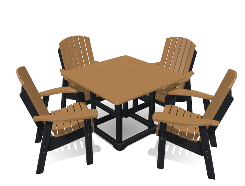 Deluxe Dining Patio Set with 4 Chairs - MY OUTDOOR ROOM