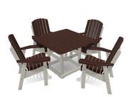 Deluxe Dining Patio Set with 4 Chairs - MY OUTDOOR ROOM