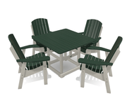 Deluxe Dining Patio Set with 4 Chairs - MY OUTDOOR ROOM
